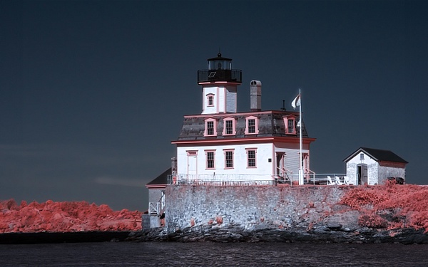 Rose Island Light House-(IR1909) - Bella Mondo Images 