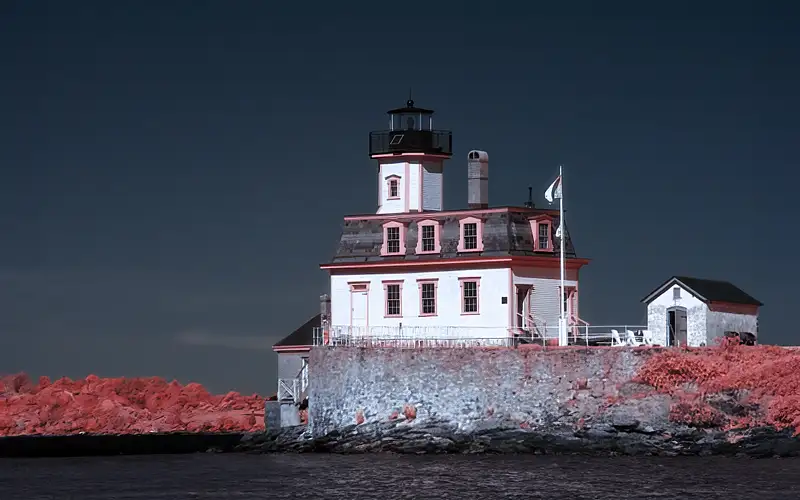 Rose Island Light House-(IR1909)