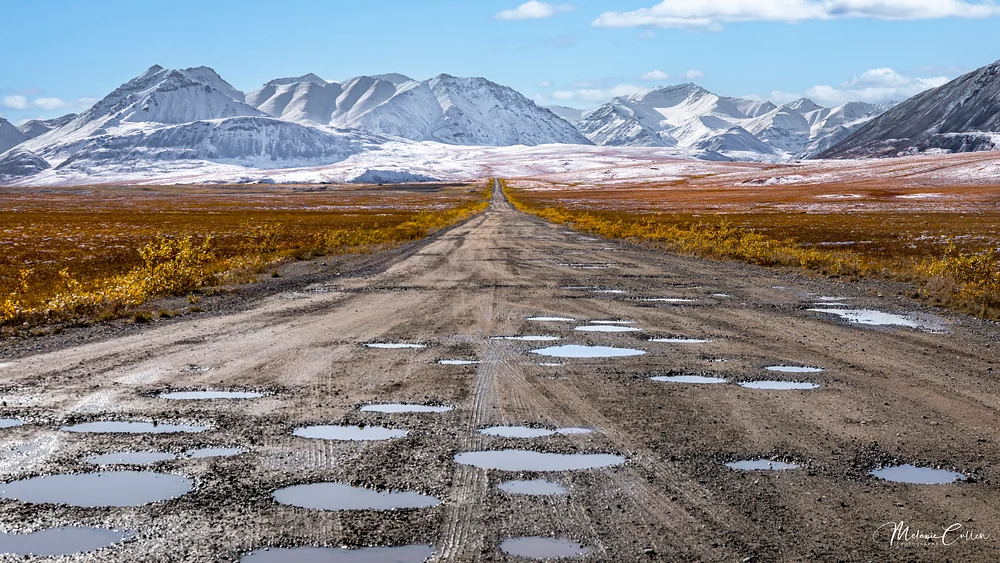 Swiss Cheese Road in the Arctic