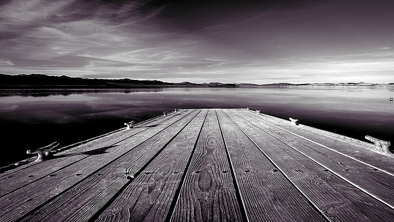 Mono Lake Pier - Lee Vining, California