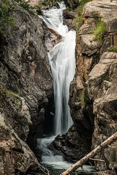 Chasm Falls - Rocky Mountain National Park by...