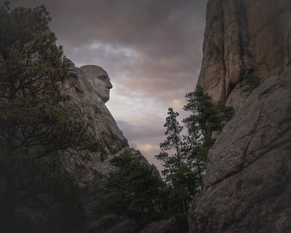 Mt. Rushmore-South Dakota-George Washington-Profile - Travel - Guy Riendeau Photography 