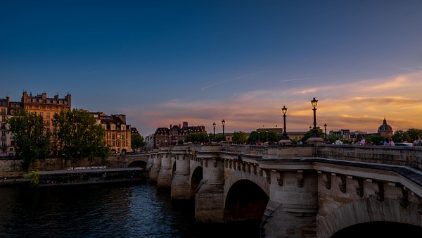 Paris-Pont Neuf-Seine River-Sunset - Travel - Guy Riendeau Photography