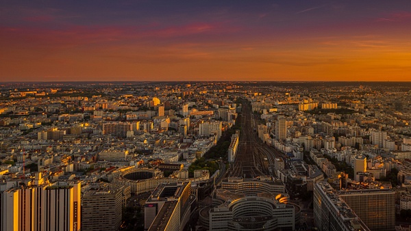 Paris-Top of Mont Parnasse Tower View-Champ de Mars - Travel - Guy Riendeau Photography