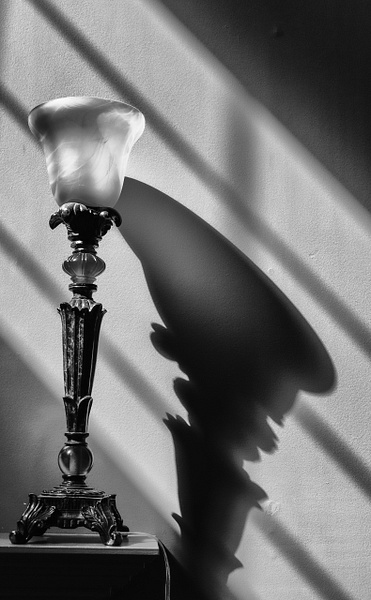 Sun Lamp - Black and White - That Moment, Click 