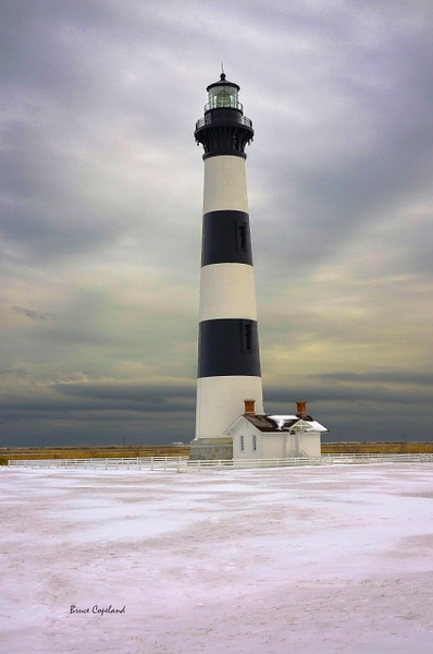 LH-08 Winter at Bodie Island Lighthouse - Bruce Copeland Nature & Landscape Photography