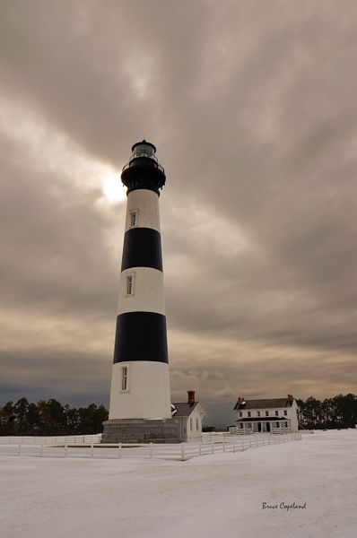 LH-09 Winter Afternoon at Bodie Island Lighthouse - Bruce Copeland Nature & Landscape Photography