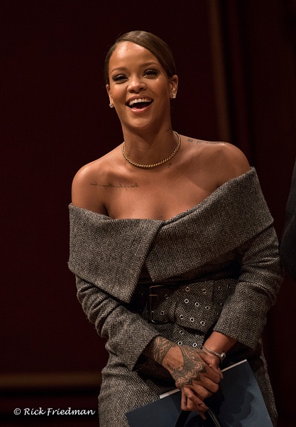 Singer Rihanna at Harvard by Rick Friedman - Rick Friedman Photography