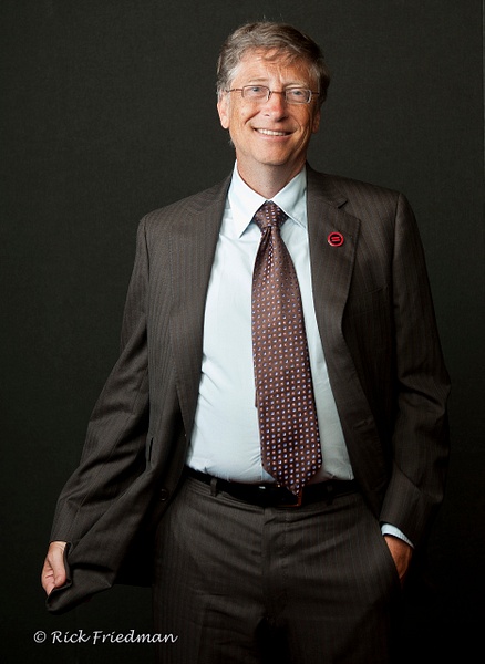 Bill Gates by Rick Friedman - Rick Friedman Photography 