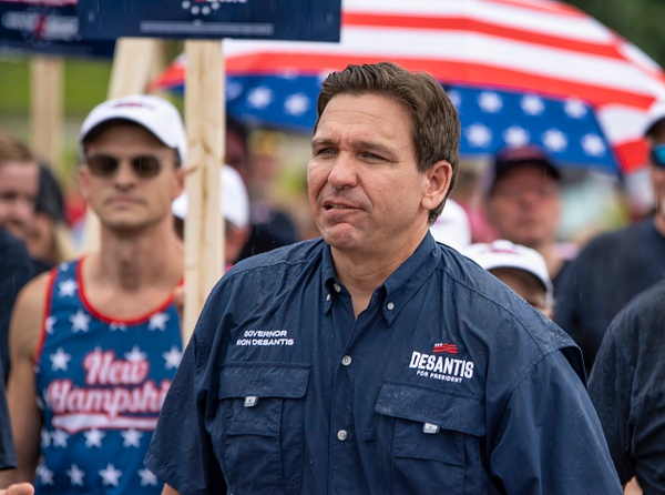 Governor Ron DeSantis campaigning  for president in NH  by Rick Friedman - Politics - Rick Friedman Photography