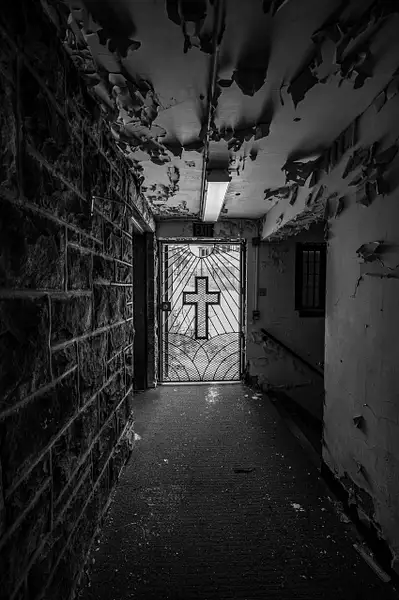 Prison Chapel Door by Jennifer Eddins