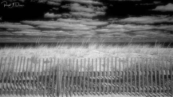 Fence_Grass_Sky_IR_SIG - Rad A. Drew Photography 