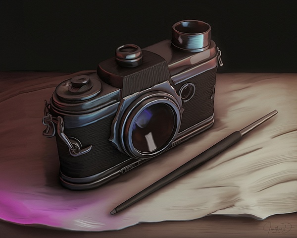 Camera Painting@1.5x - Digital Paintings - JonathanDPhotography