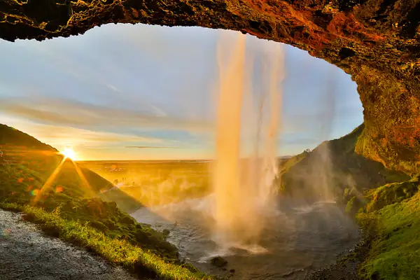 Sejalandsfoss at Sunset by Fotoclave Gallery