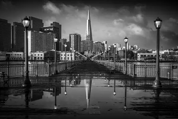 Pier 7 After a Rainy Night by Fotoclave Gallery