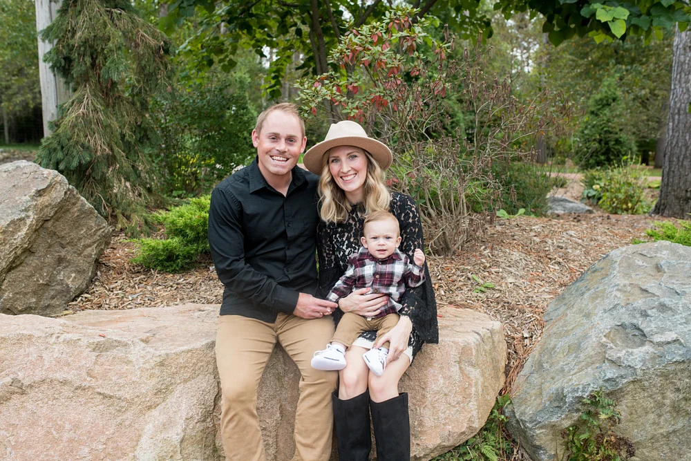 Family Portrait in Wausau's Scenic Park