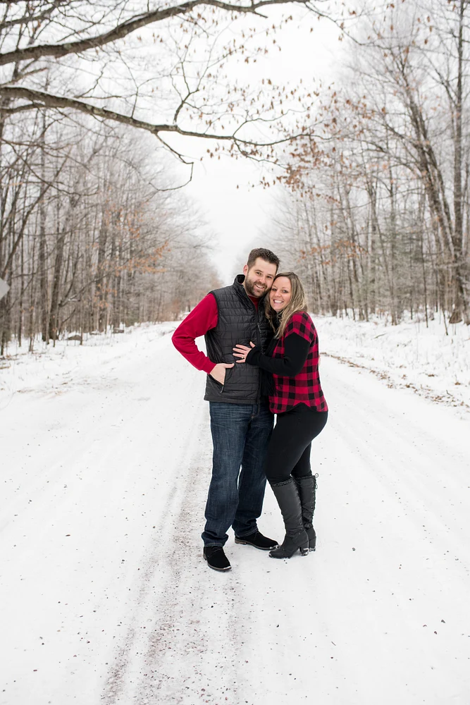 Wausau-Winter- Engagement- Photos