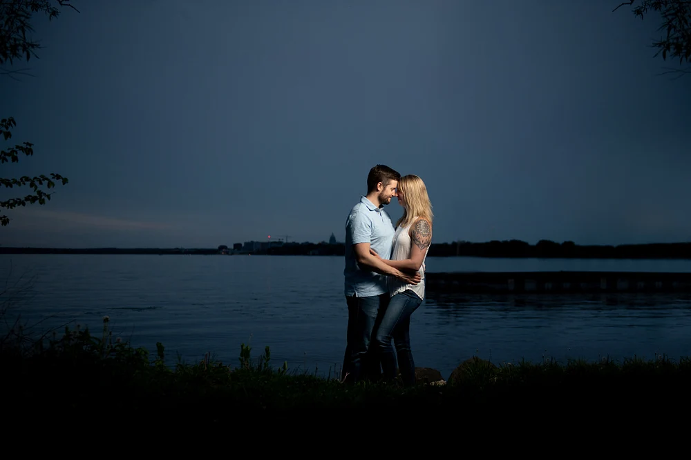 Romantic Madison Engagement Photography by Walkowski Photography