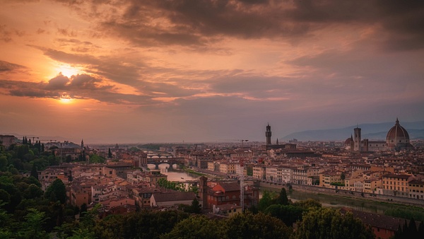 Florence sunset 2 - Landscapes - Terje Photography 