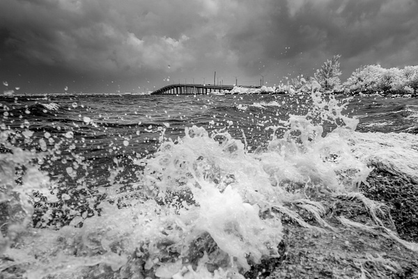 Eau Gallie Causeway Storm - Landscapes - Gwen Kurzen Photo 