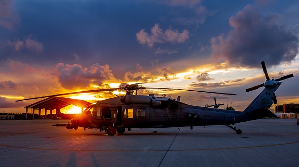HH60 at Sunset - Military - Gwen Kurzen Photo 