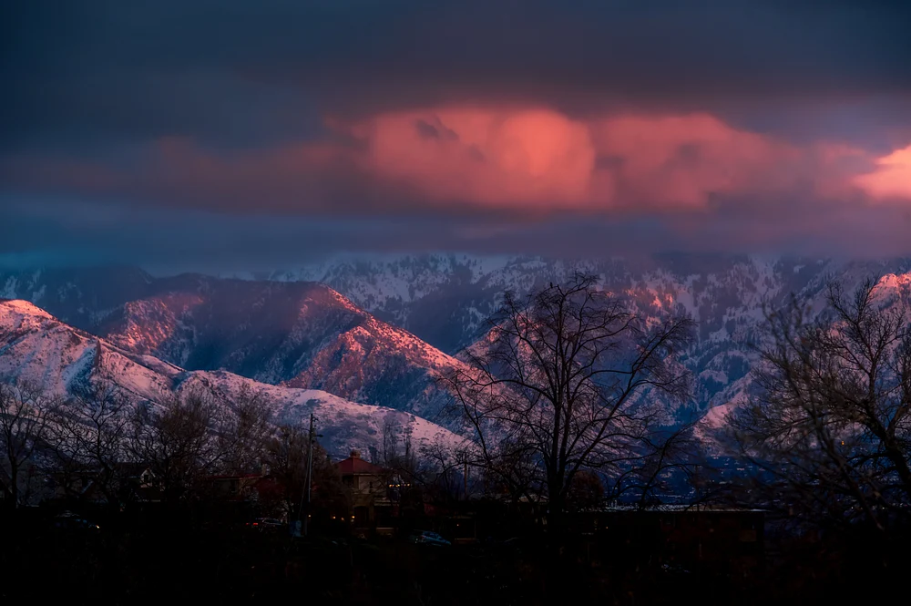 Rosefire Over the Wasatch