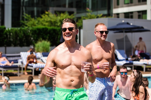 Pool Party Photo in DC - Connor McLaren Photography
