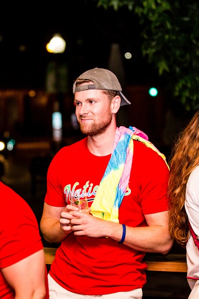 Man at a Pride-Themed Event in DC - Connor McLaren Photography