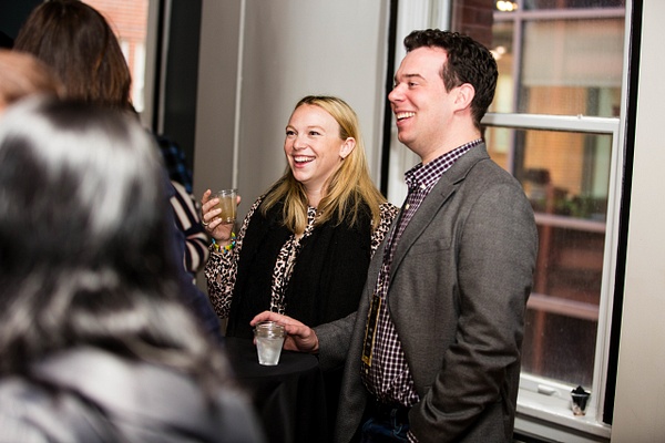 Friends Smiling at Downtown DC Event - Connor McLaren Photography