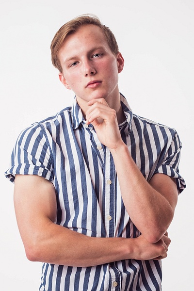 Studio Photo of a Young Man in DC - Connor McLaren Photography 