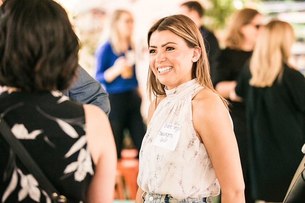 Candid of a Woman at an Event in Noma, Washington DC - Connor McLaren Photography