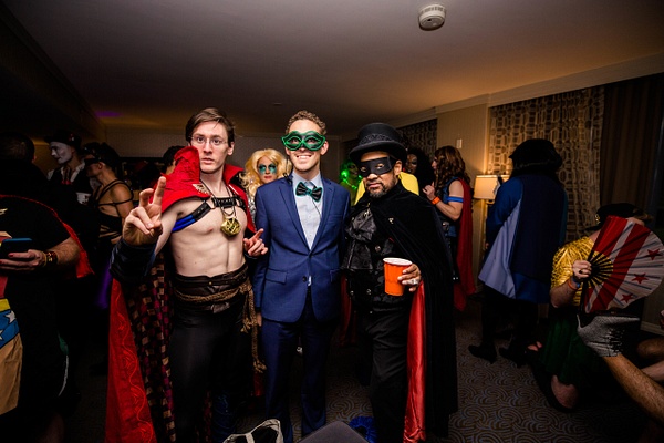 Men at a Costume Party in DC - Connor McLaren Photography