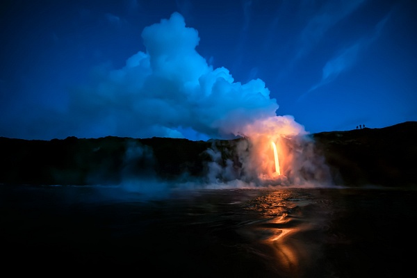 Ocean-entry-lava-flow-22,-Hawai'i-Volcanoes-National-Park,-Hawai'i-Island,-Hawaii - IAN PLANT 