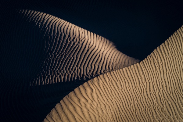 Aerial-view-of-sand-dunes-14,-Little-Sahara-National-Recreation-Area,-Utah,-USA - IAN PLANT