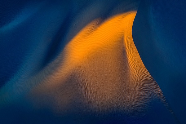 Aerial-view-of-sand-dunes-21,-Little-Sahara-National-Recreation-Area,-Utah,-USA - IAN PLANT