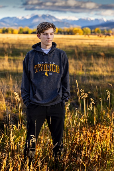 boy in college sweatshirt - Flo McCall Photography 