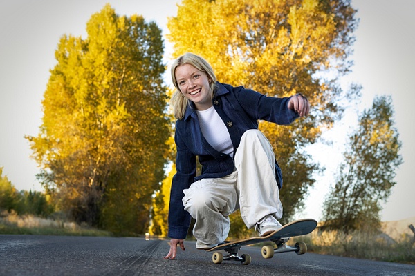 girl on skateboard - Flo McCall Photography