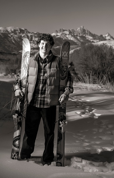 ski portrait - Flo McCall Photography 