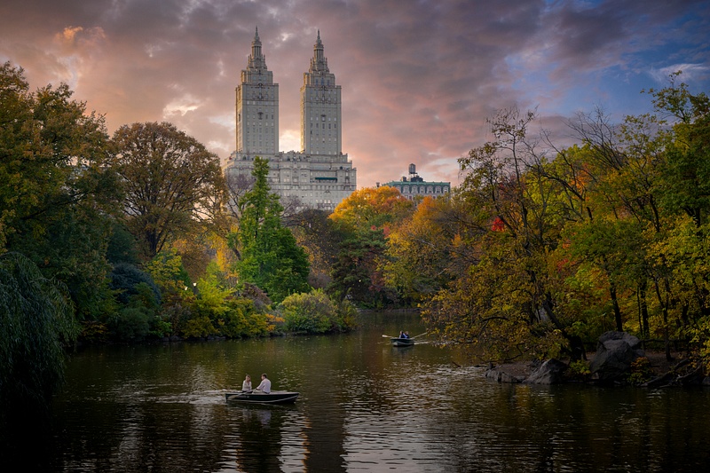 Sunset In Central Park