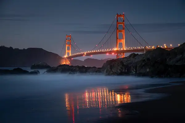 Golden Gate Twilight by lisaacampbell