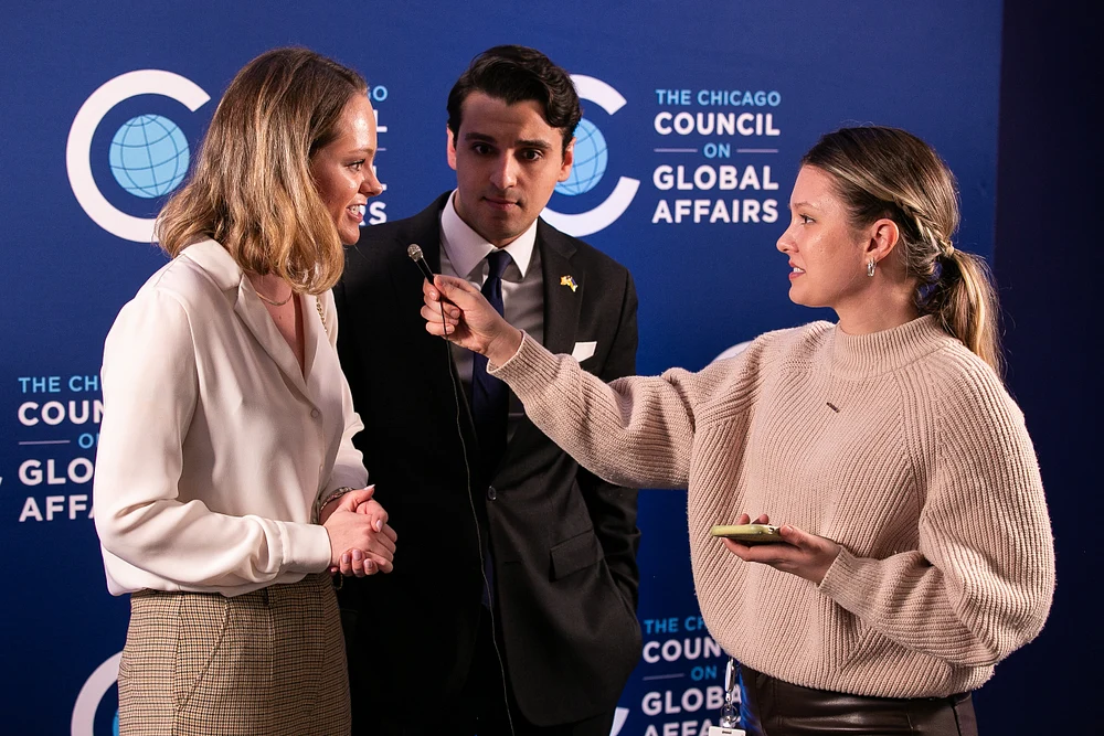 Engaging Discussion at the Chicago Council on Global Affairs Event