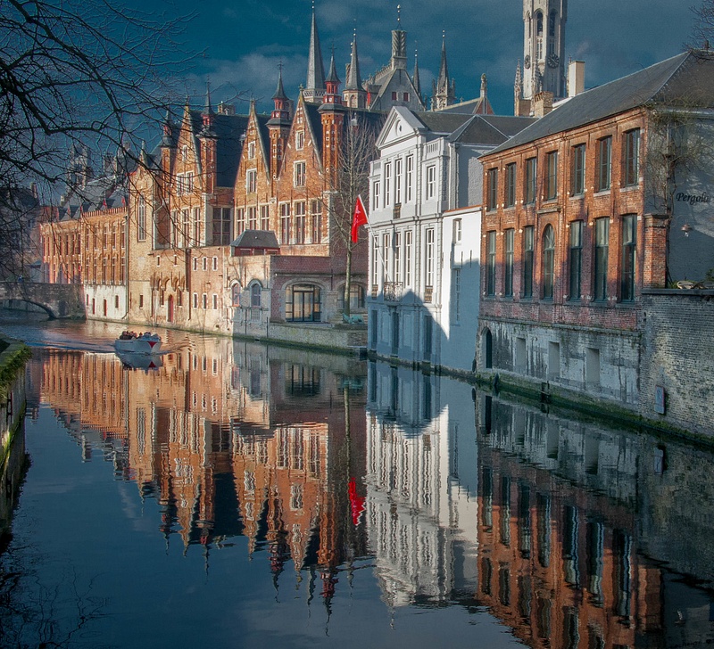 Boat Ride In Bruges