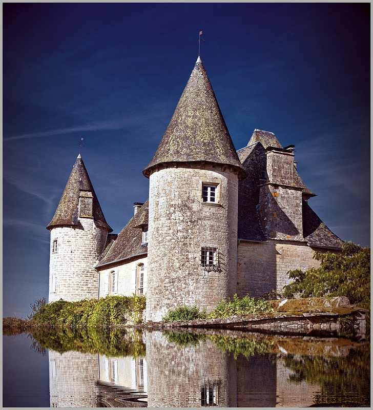 Affieux Castle. Corrèze