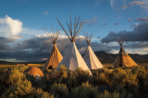 Taos Tepees - Rozanne Hakala Photography