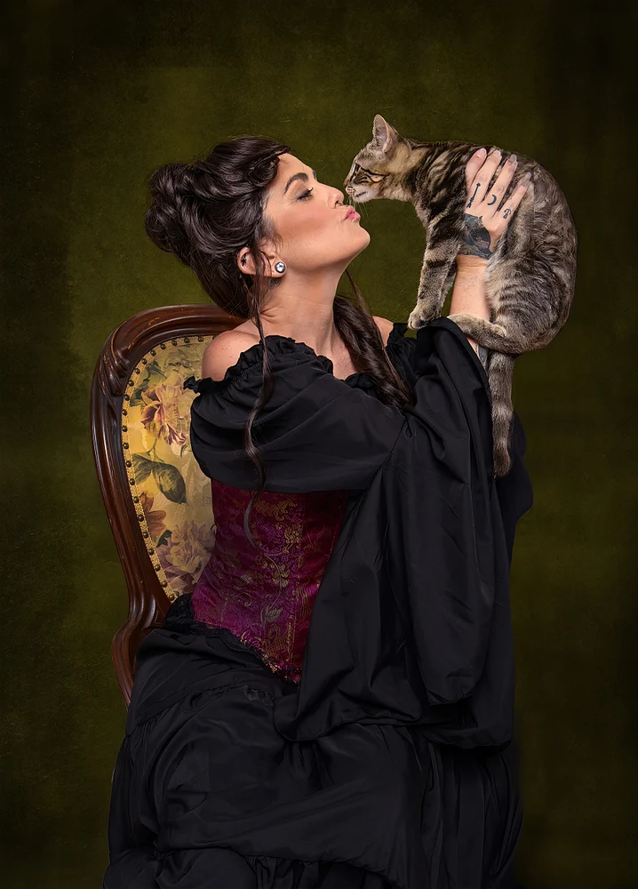 Katie and her Cat
