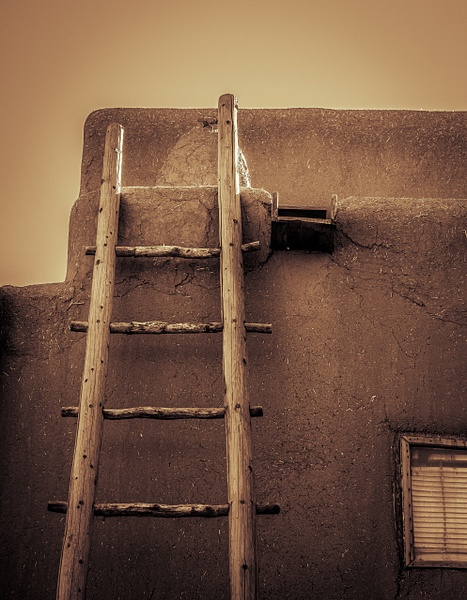 Taos Pueblo Ladder - Patricia Solano