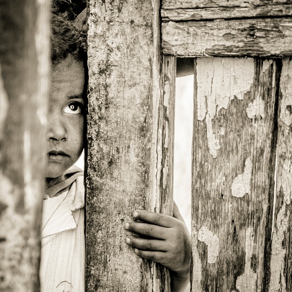 Peeking through the Door - Patricia Solano