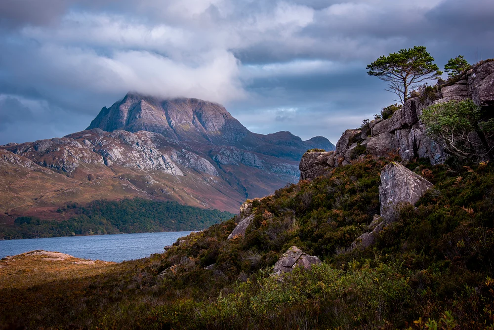 Majestic Suilven Mountain in the Scottish Highlands