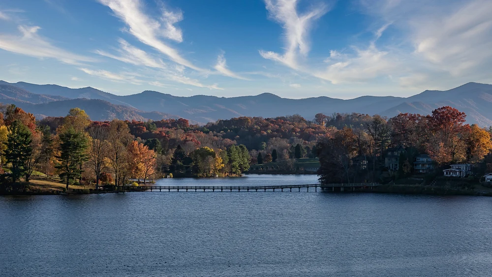 Scenic Lake Junaluska View in North Carolina