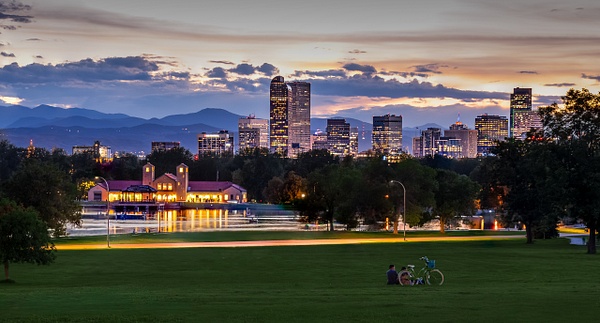 Denver at Dusk - City/Architecture - Don Gardner Photography